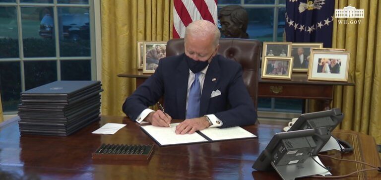 Which implies Biden’s first govt orders for Ok-12