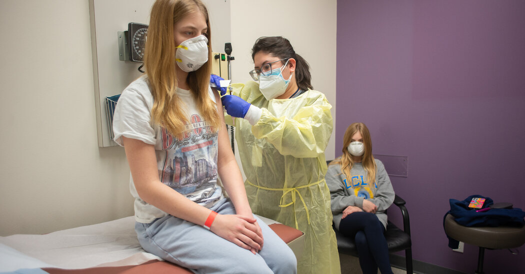 Some Adolescents Volunteer for Covid Vaccine Trials to Revive