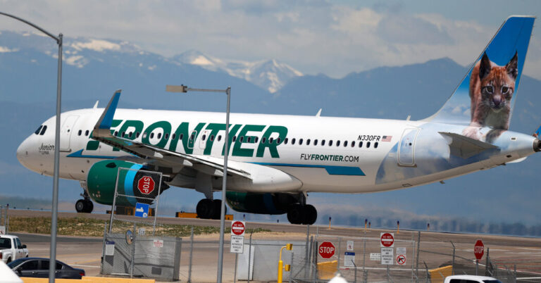 Frontier Cancels Flight, Citing Passengers With out Masks