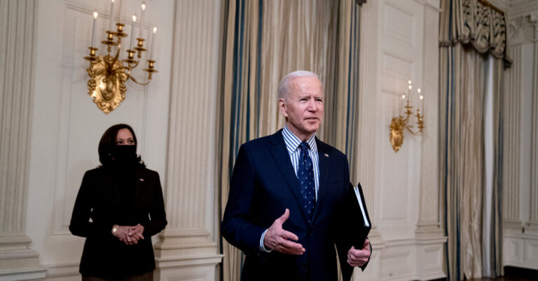 Biden Plans Messaging Blitz to Promote Monetary Help Plan