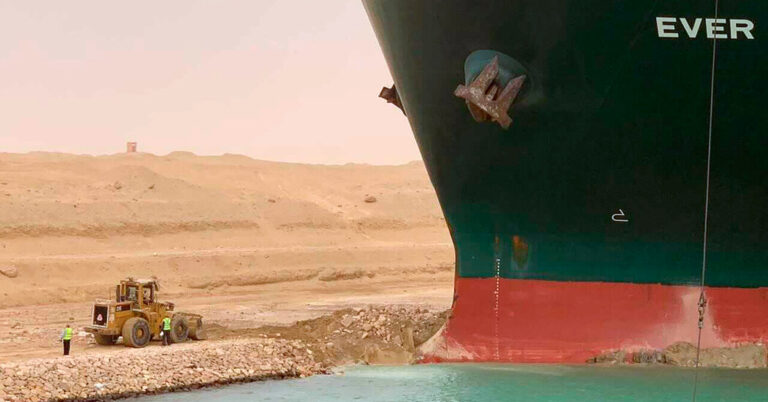 As a result of the Web Loves the Suez Canal Caught Ship Saga