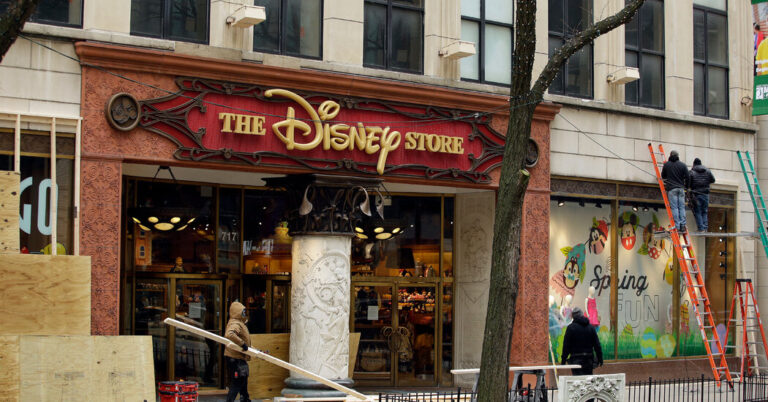 Disney plans to shut a good portion of its shops this 12 months.