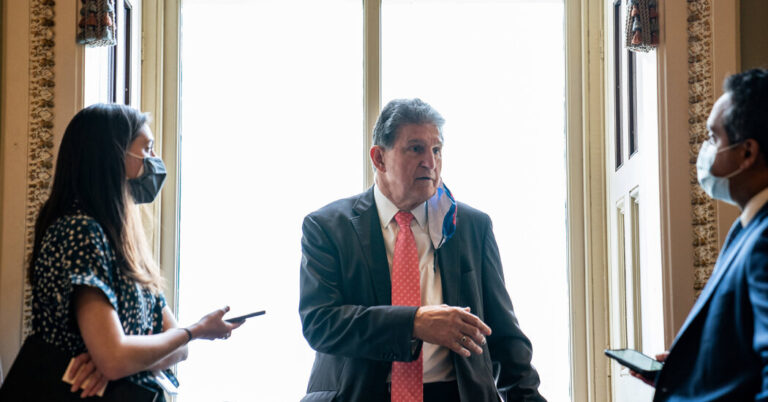 With a warning to Democrats, Manchin points the way to Biden’s Agenda