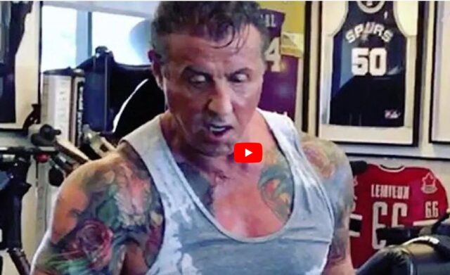 73 Year Old Sylvester Stallone Training
