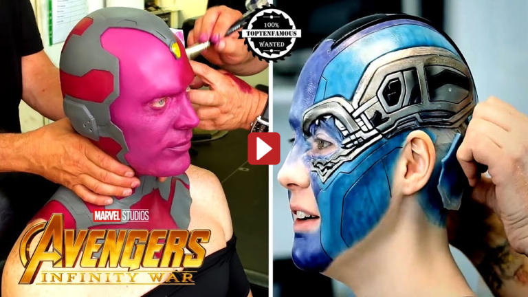 Avengers Infinity War Actor before and after MakeUp