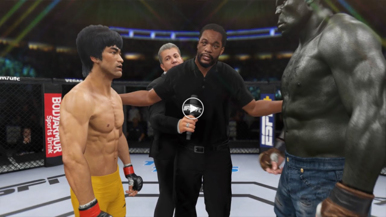 Bruce Lee vs. Incredible Hulk – EA Sports UFC 4 – Epic Fight 🔥🐲