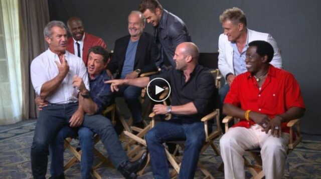 Sylvester Stallone, Cast Talk ‘The Expendables’