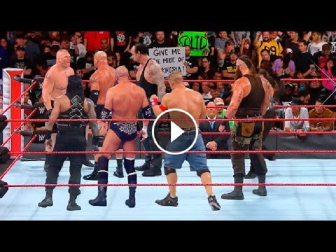 Brock lesnar vs Johncena vs Goldberg vs Undertaker