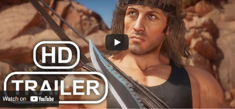 MK11 Rambo Gameplay Trailer Mortal Kombat 11 – Sylvester Stallone HD