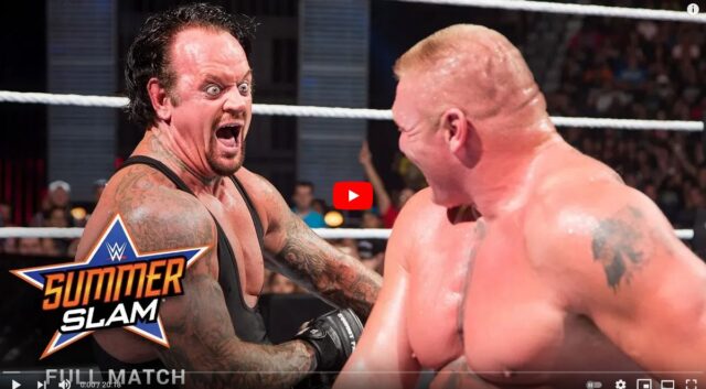 FULL MATCH – Brock Lesnar vs. The Undertaker: SummerSlam