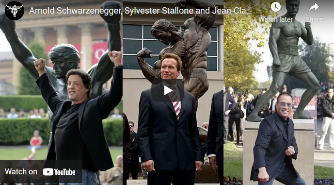Arnold Schwarzenegger, Sylvester Stallone and Jean-Claude Van Damme Training Motivation