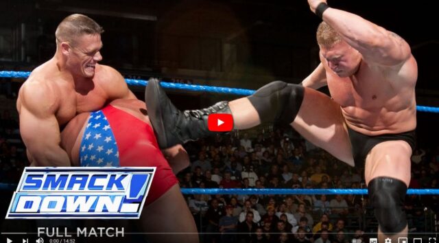 FULL MATCH – The Undertaker & Kurt Angle vs. John Cena & Brock Lesnar: SmackDown