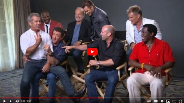 Sylvester Stallone, Cast Talk ‘The Expendables 3’
