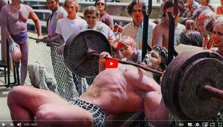 When Arnold Schwarzenegger Trained In Public