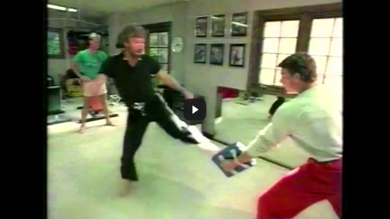 VAN DAMME and CHUCK NORRIS – Martial Arts Training (1984)