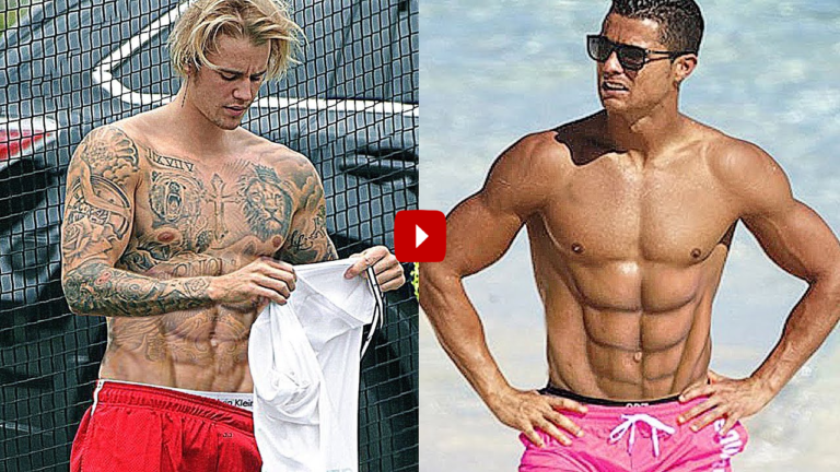Justin Bieber vs Cristiano Ronaldo Transformation