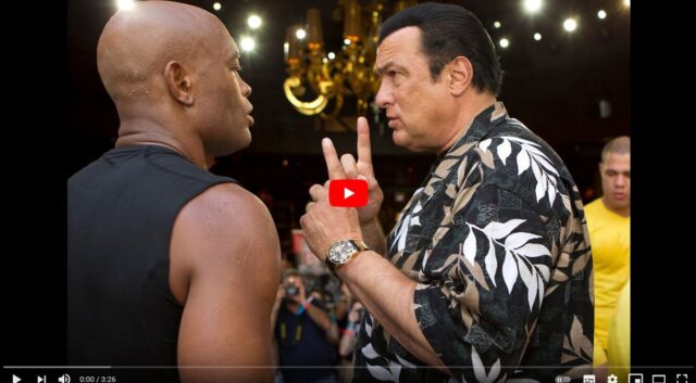 UFC 148: Steven Seagal Taught Anderson Silva Special Moves That We Once Thought Were Illegal!
