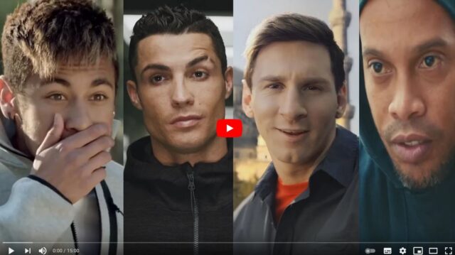 Cristiano Ronaldo, Lionel Messi, Neymar Jr Ronaldinho, Pogba, Best Commercial Compilation