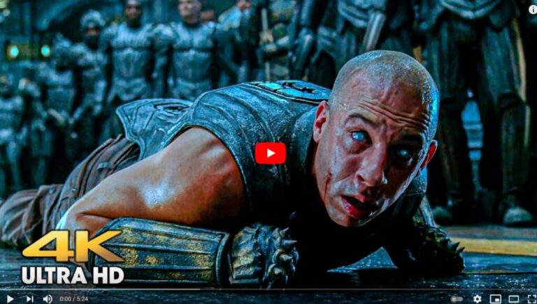 Riddick vs. Lord Marshal. The final battle of The Chronicles of Riddick