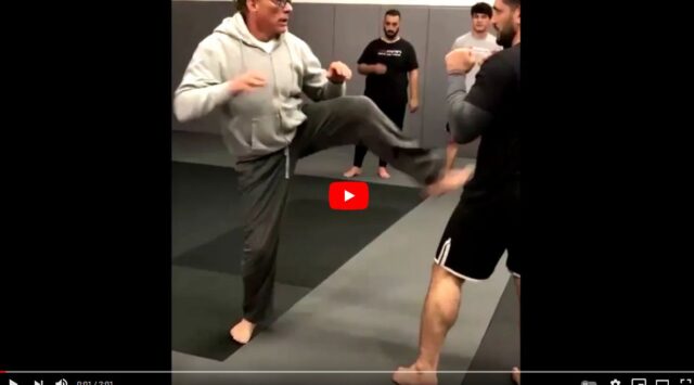 Jean-Claude Van Damme – Training with MMA fighters