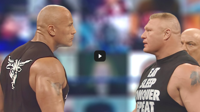 The Rock Confronts Brock Lesnar After 20 Years 2021 !