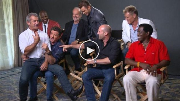 Sylvester Stallone, Cast Talk ‘The Expendables’
