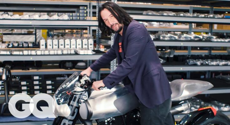 Keanu Reeves Shows Us His Most Prized Motorcycles ( Video inside )