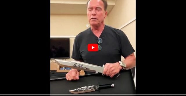 Arnold Schwarzenegger congratulates Sylvester Stallone on his new Rambo movie “This is a knife” (video)