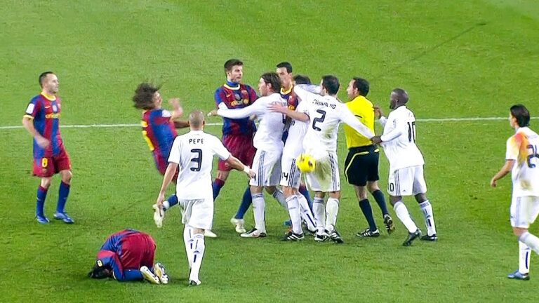 Real Madrid FIGHTS & ANGRY moments