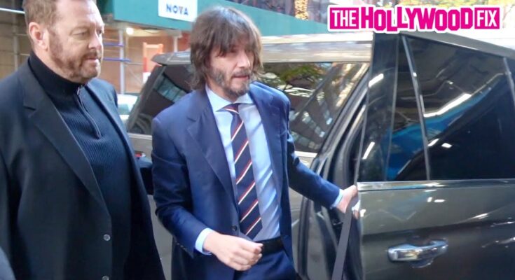 Keanu Reeves Looks Dapper In A Suit While Out Promoting The Matrix Resurrections In New York City