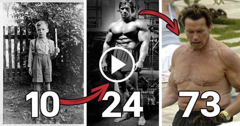 Arnold Schwarzenegger Transformation From Age 1 To 74 Years Old