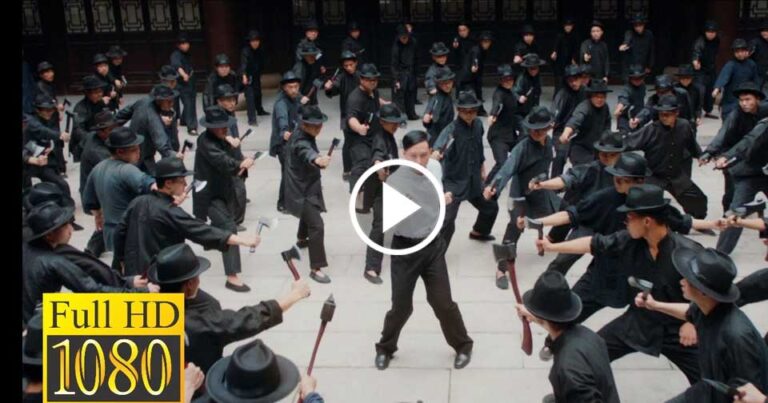 Kung Fu Master Ip Man vs Gang of Axes in Ip Man