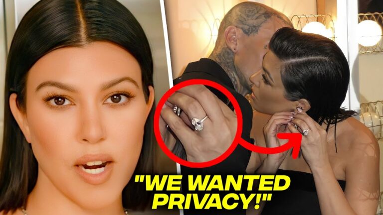 Kourtney Kardashian Speaks On Hiding Her Marriage With Travis Barker