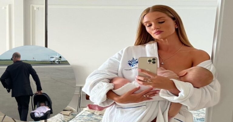 Jason Statham and Rosie Huntington-Whiteley Share a Rare Photo of Their Baby Girl