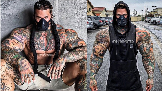 Unknown Tattoed Monster | Michael Giovanni Rivera | Gym Devoted