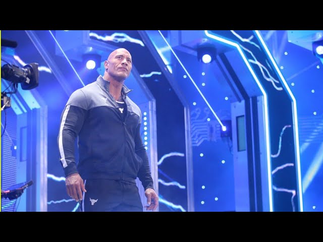 The Rock Returns to Smackdown to confront Roman Reigns and Paul Heyman
