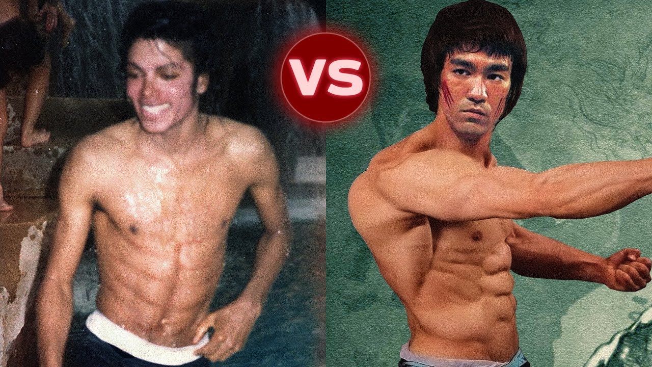 Michael Jackson vs Bruce Lee Transformation