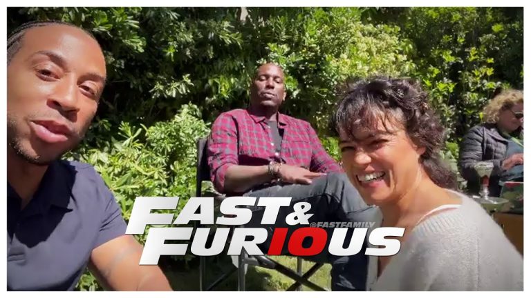 Fast & Furious 10: Tyrese, Ludacris, Michelle Rodriguez & Rita Moreno On Set