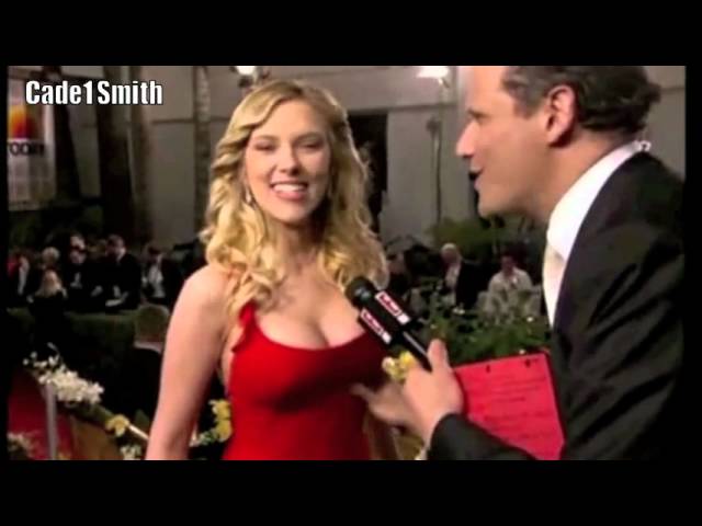 Scarlett Johansson’s Boobs Felt Up at Golden Globes