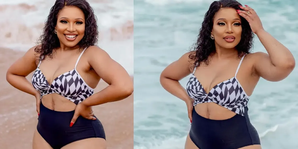 imbewu:-the-seed-actress-phindile-gwala-proudly-shows-off-her-stomach-scar