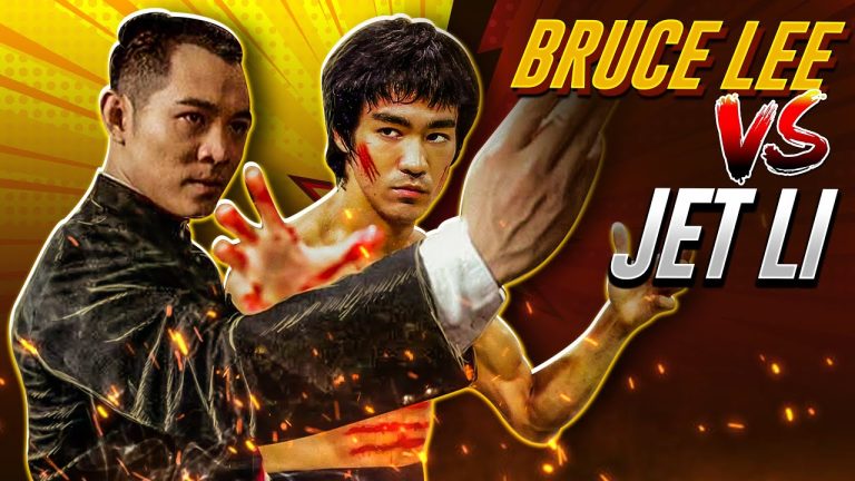 Bruce Lee vs Jet Li Real Fight Scenes – Jeet Kune Do vs Wushu Martial Arts