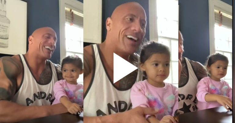 Watch The Rock Try To Convince His Adorably Skeptical Little Girl He’s Maui From Moana