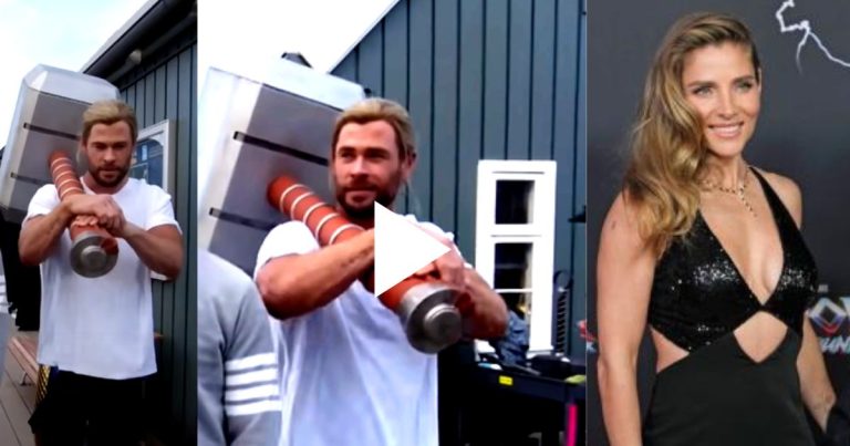After admitting she wasn’t a fan of Thor’s appearance, Chris Hemsworth celebrated his wife’s birthday with a stylish Love and Thunder set photograph.