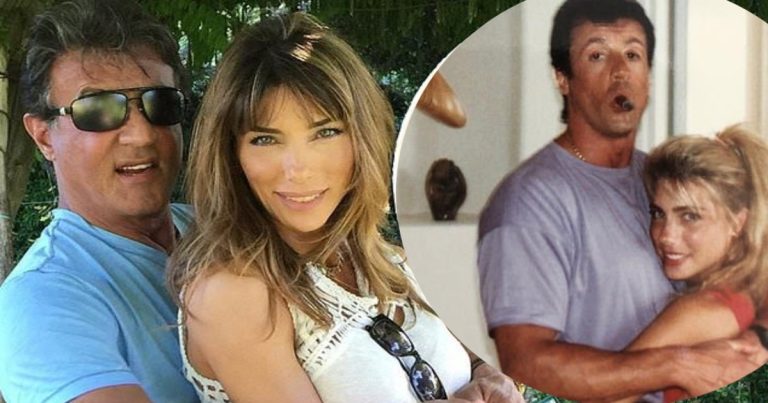 Sylvester Stallone and Jennifer Flavin share photos on Instagram to celebrate 25 years of marriage