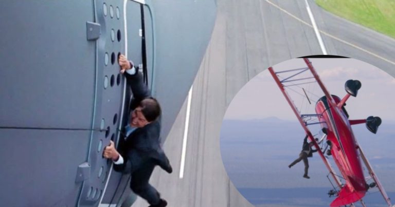 Tom Cruise Dangles Off a Vintage Plane in New Behind the Scenes Image