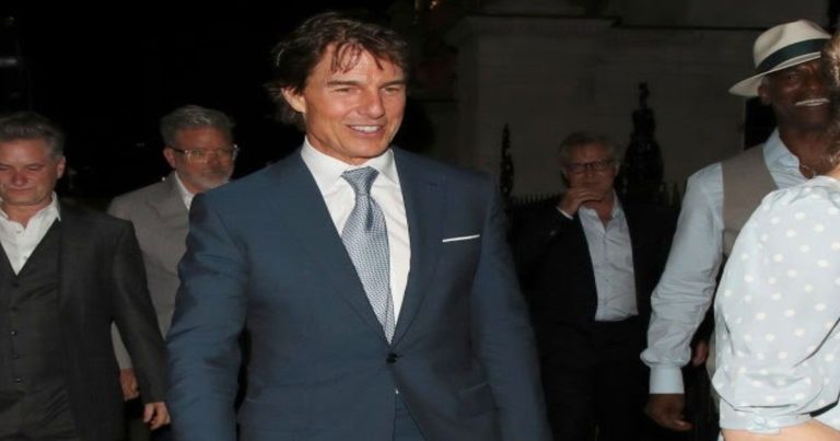 Tom Cruise is schooling every man on the power of a decent blue suit