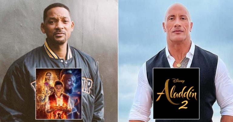 Will Smith To Be Replaced By Dwayne Johnson As Genie In Aladdin 2 Due To The Chris Rock Debacle?