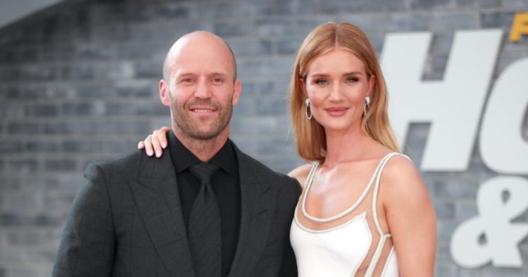 Rosie Huntington-Whiteley shares first photo of her and Jason Statham’s newborn baby; See