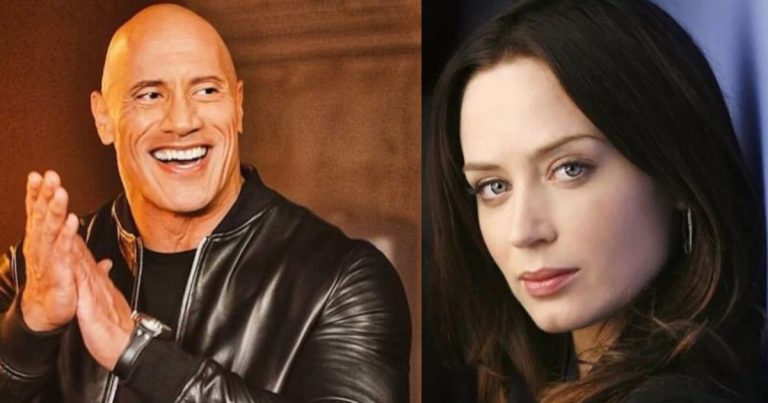 Emily Blunt Says Dwayne Johnson Has An “Extraordinary Presence” While Sharing What It Was Like To Work With Him