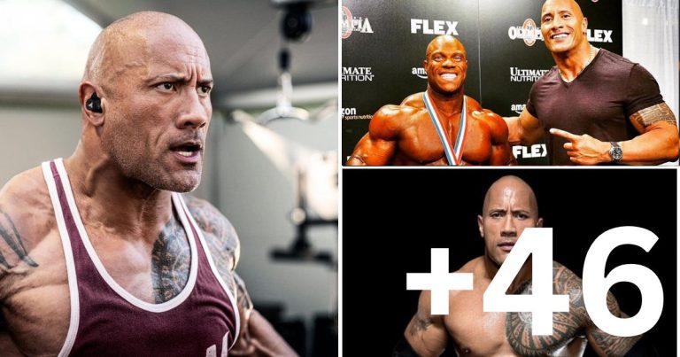 Heath Trains Arms With Dwayne ‘The Rock’ Johnson!